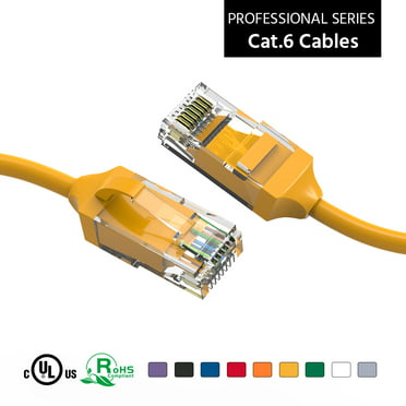 10Gigabit/Sec Network/High Speed Internet Cable Blue InstallerParts Ethernet Cable CAT6 Cable UTP Booted 125 FT 550MHZ Professional Series 